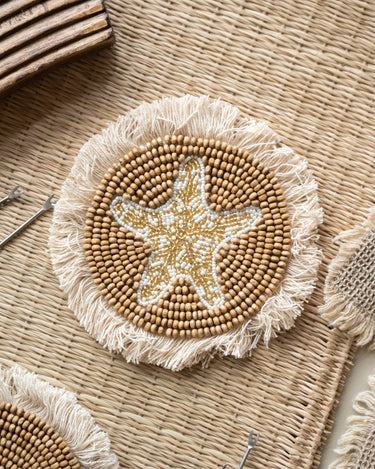 SET OF 4 - Beaded Nuwara Coaster - Things I Like Things I Love