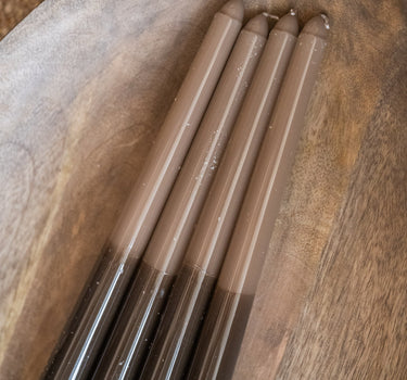 SET OF 4 - Candle Dippy Brown - Things I Like Things I Love