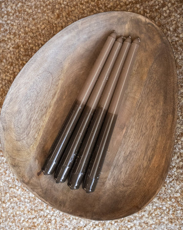 SET OF 4 - Candle Dippy Brown - Things I Like Things I Love