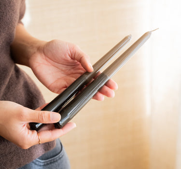 SET OF 4 - Candle Dippy Brown - Things I Like Things I Love