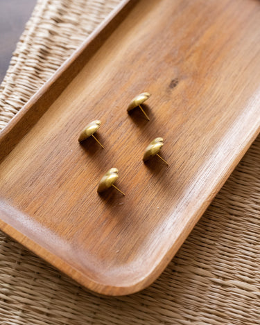 SET OF 4 - Candle Pin Heart Gold - Things I Like Things I Love