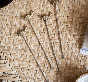 SET OF 4 - Cocktail Picks Crab - Things I Like Things I Love