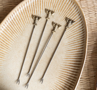 SET OF 4 - Cocktail Picks Lobster - Things I Like Things I Love