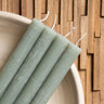 SET OF 4 - Dinner Candle Rustic Green - Things I Like Things I Love