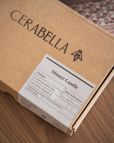 SET OF 4 - Dinner Candle Swirl Earth & Bloomy - Things I Like Things I Love