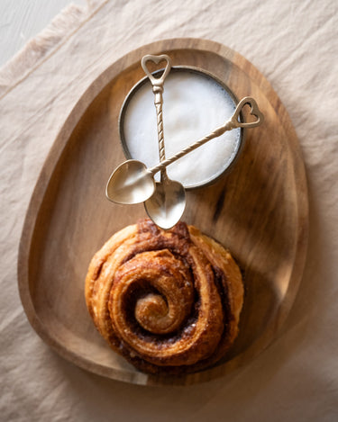SET OF 4 - Heart Spoon Brass - Things I Like Things I Love