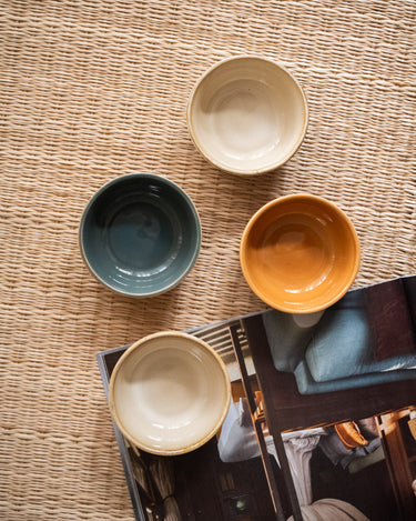 SET OF 4 - HKLIVING Small Bowl Marine - Things I Like Things I Love