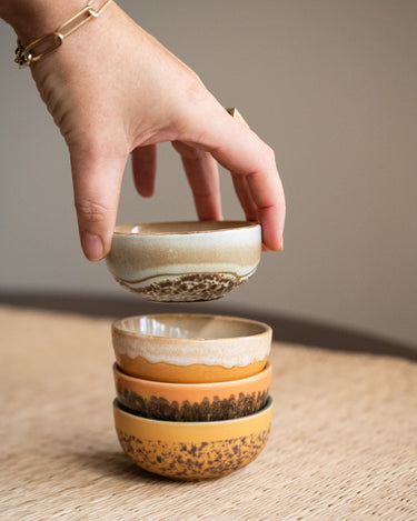 SET OF 4 - HKLIVING Small Bowl Marine - Things I Like Things I Love