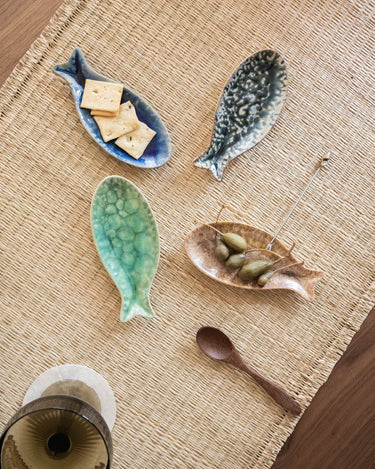 SET OF 4 - Small Plates Fish - Things I Like Things I Love