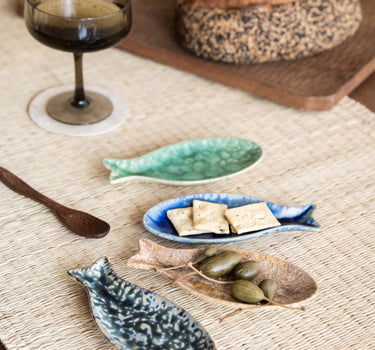SET OF 4 - Small Plates Fish - Things I Like Things I Love