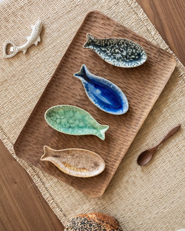 SET OF 4 - Small Plates Fish - Things I Like Things I Love