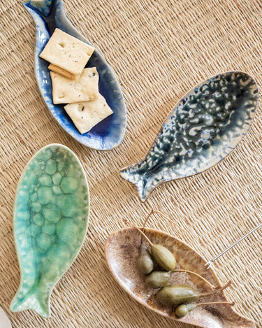SET OF 4 - Small Plates Fish - Things I Like Things I Love
