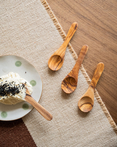 SET OF 4 - Spoon Ollie Olive Wood - Things I Like Things I Love