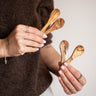SET OF 4 - Spoon Ollie Olive Wood - Things I Like Things I Love