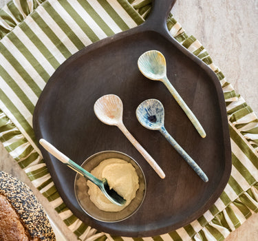 SET OF 4 - Spoon Shell Ceramic - Things I Like Things I Love