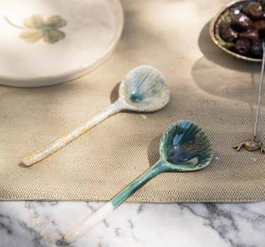 SET OF 4 - Spoon Shell Ceramic - Things I Like Things I Love