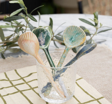 SET OF 4 - Spoon Shell Ceramic - Things I Like Things I Love