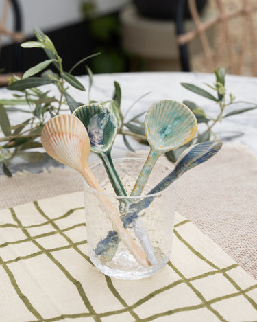 SET OF 4 - Spoon Shell Ceramic - Things I Like Things I Love