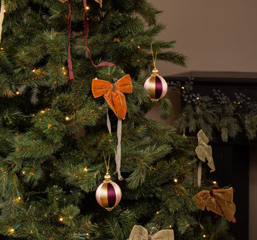 SET OF 4 - XMAS Hanging Bows Velvet - Things I Like Things I Love