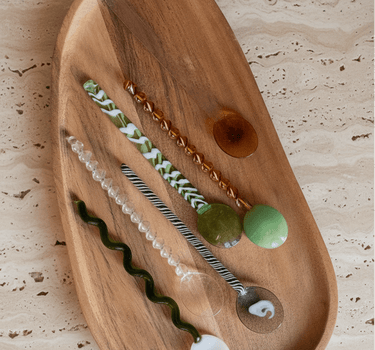 SET OF 6 - Spoon Glas Colorful - Things I Like Things I Love