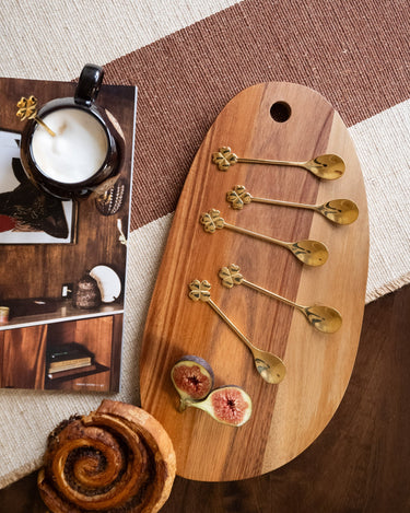 SET OF 6 - Spoon Golden Clover - Things I Like Things I Love