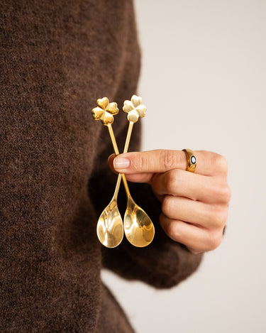 SET OF 6 - Spoon Golden Clover - Things I Like Things I Love
