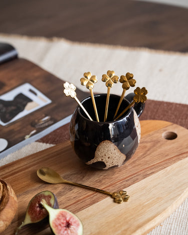 SET OF 6 - Spoon Golden Clover - Things I Like Things I Love