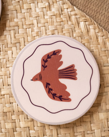 SET OF 6 - TILTIL Coasters Birds - Things I Like Things I Love