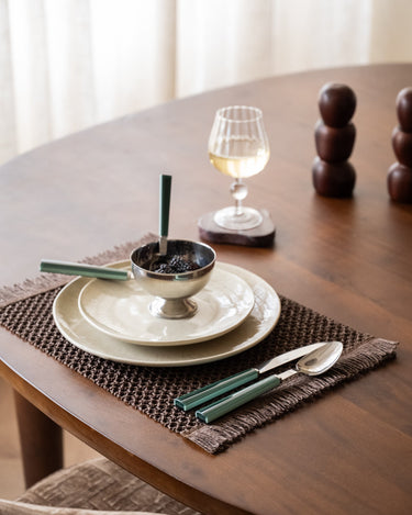 SET VAN 16 - Bestekset Poppy Groen - Things I Like Things I Love