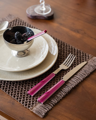 SET VAN 16 - Bestekset Poppy Roze - Things I Like Things I Love