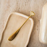 SET VAN 2 - Botermesjes Hart Messing - Things I Like Things I Love
