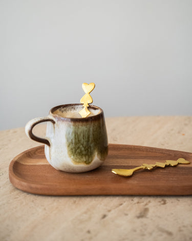 SET VAN 2 - Lepels Speelkaarten Messing - Things I Like Things I Love