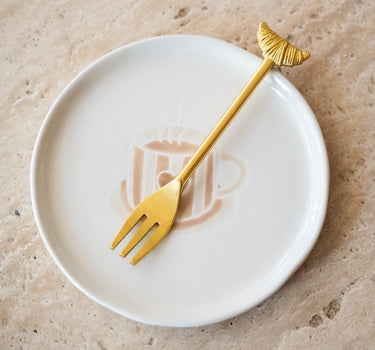 SET VAN 2 - Vorkjes Croissant Messing - Things I Like Things I Love