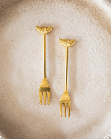 SET VAN 2 - Vorkjes Croissant Messing - Things I Like Things I Love
