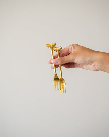 SET VAN 2 - Vorkjes Croissant Messing - Things I Like Things I Love
