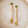 SET VAN 2 - Vorkjes Klavertjevier Messing - Things I Like Things I Love