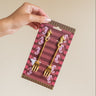 SET VAN 2 - Vorkjes Zeepaardje Messing - Things I Like Things I Love
