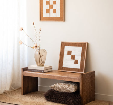 SET VAN 2 - Wanddecoratie Dobbelsteen Katoen - Things I Like Things I Love