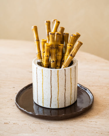 SET VAN 24 - Bestekset Bamboo - Things I Like Things I Love