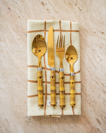 SET VAN 24 - Bestekset Bamboo - Things I Like Things I Love