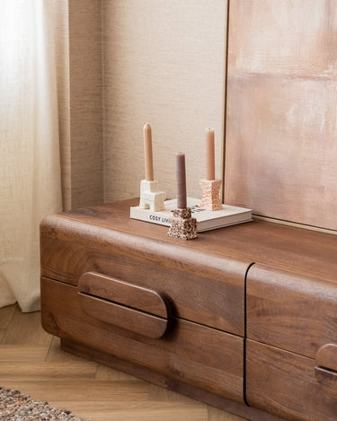SET VAN 3 - Bloomingville Kandelaar Blan - Things I Like Things I Love