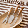 SET VAN 3 - Kaasmesjes Acacia Bruin - Things I Like Things I Love