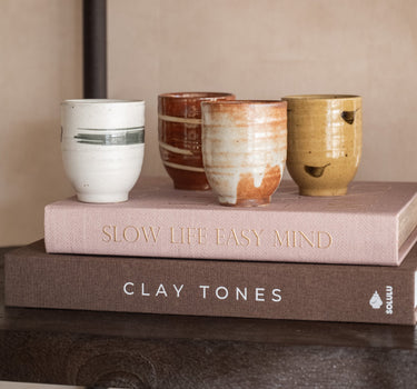 SET VAN 4 - Handgemaakte Japanse Mokken Giftset Tokyo - Things I Like Things I Love