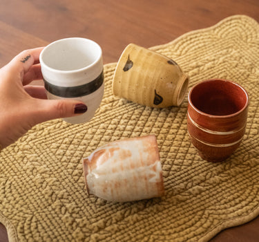 SET VAN 4 - Handgemaakte Japanse Mokken Giftset Tokyo - Things I Like Things I Love