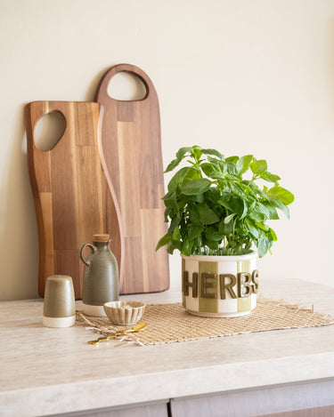 SET VAN 4 - Olie- en azijnstel Olijfgroen - Things I Like Things I Love