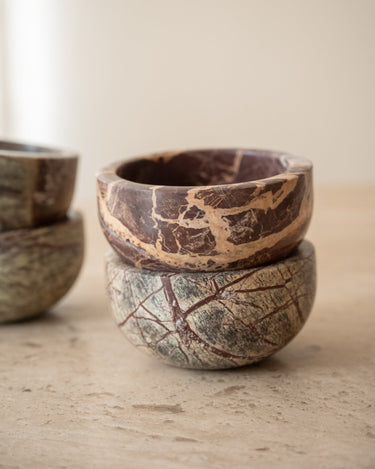 SET VAN 4 - Schaaltjes Kawa Marmer - Things I Like Things I Love