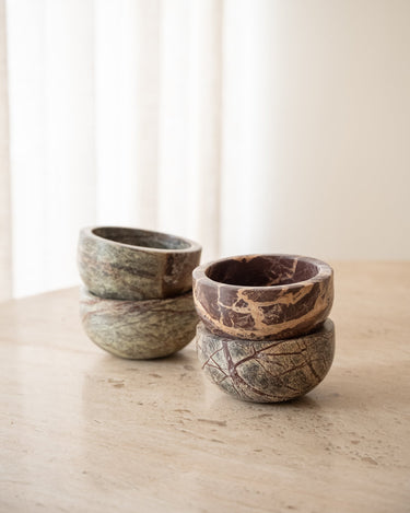 SET VAN 4 - Schaaltjes Kawa Marmer - Things I Like Things I Love