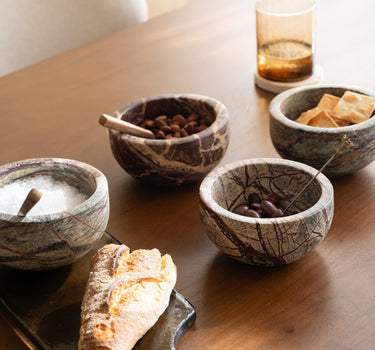 SET VAN 4 - Schaaltjes Kawa Marmer - Things I Like Things I Love