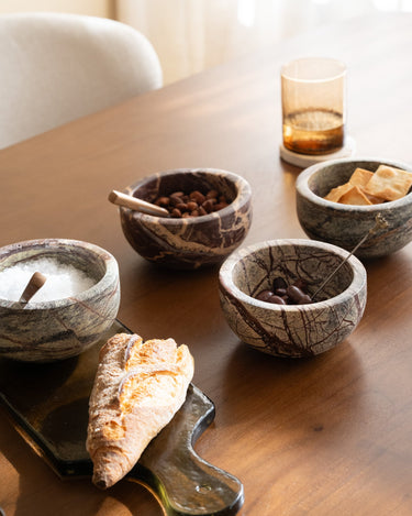 SET VAN 4 - Schaaltjes Kawa Marmer - Things I Like Things I Love