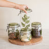 SET VAN 4 - Voorraadpotten Botanisch - Things I Like Things I Love